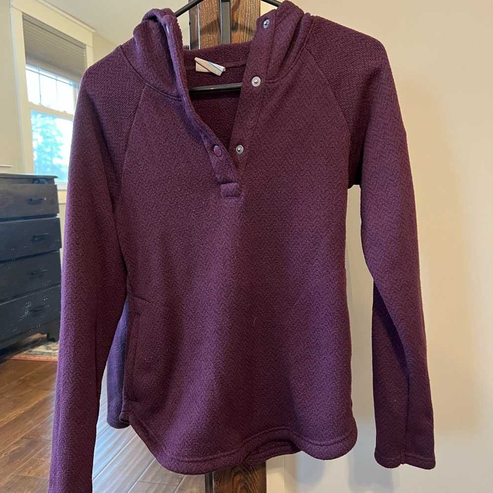 Columbia Half Button Sweater